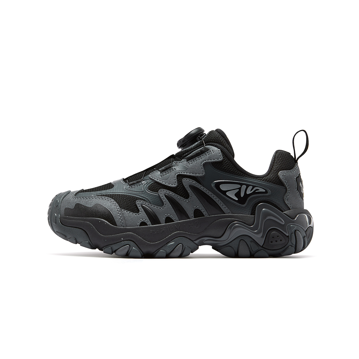 

Tgr 5 нескользящая, устойчивая к истиранию, с амортизацией низкие кроссовки для детей outdoor FILA KIDS, черный