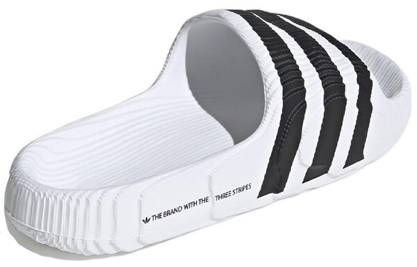 Кроссовки оригиналы adilette 22 Adidas, белый — фото 4