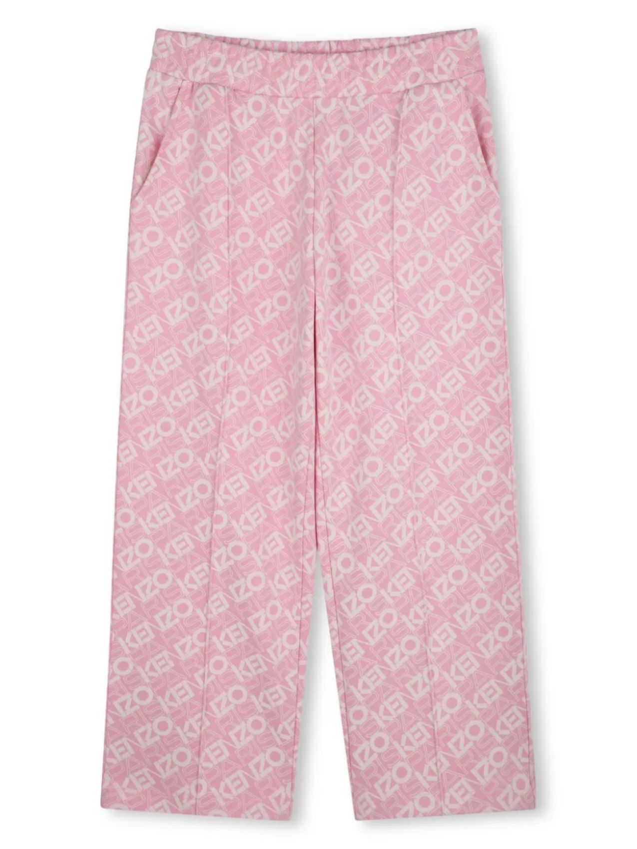 

Kenzo Kids спортивные брюки с монограммой, розовый