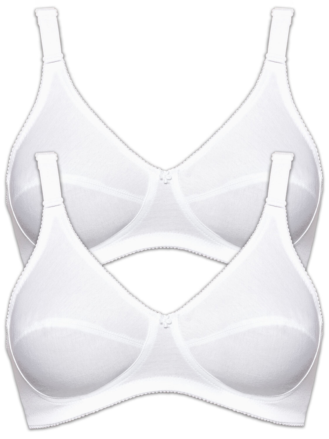 

Бюстгальтер без косточек SUSA 2er Pack BH ohne Bügel Cotton, белый