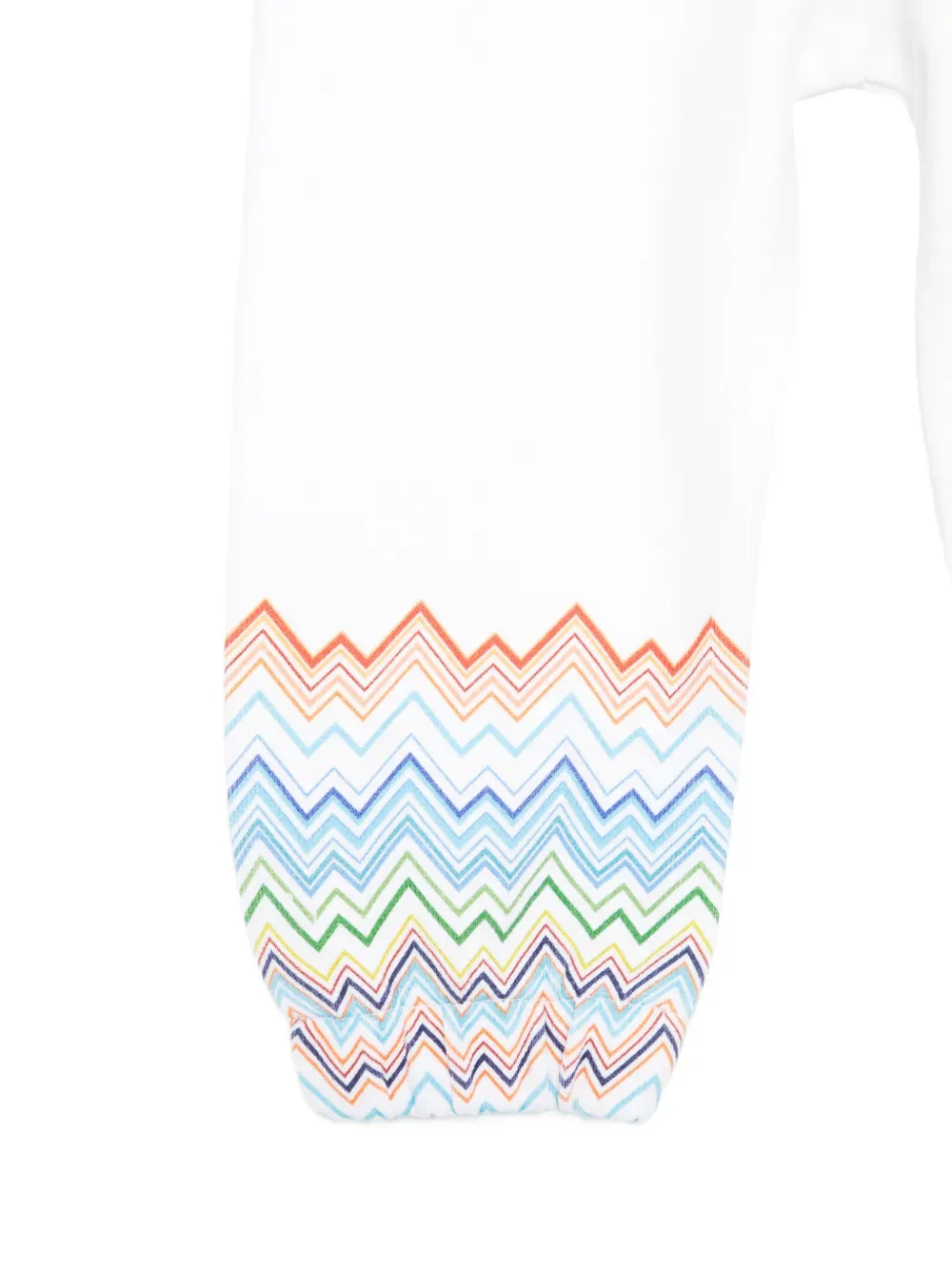 Брюки с зигзагообразным узором Missoni Kids, белый — фото 3