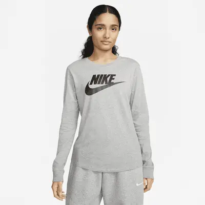 

Футболка Nike Sportswear Essentials, цвет Dark Grey Heather/Black