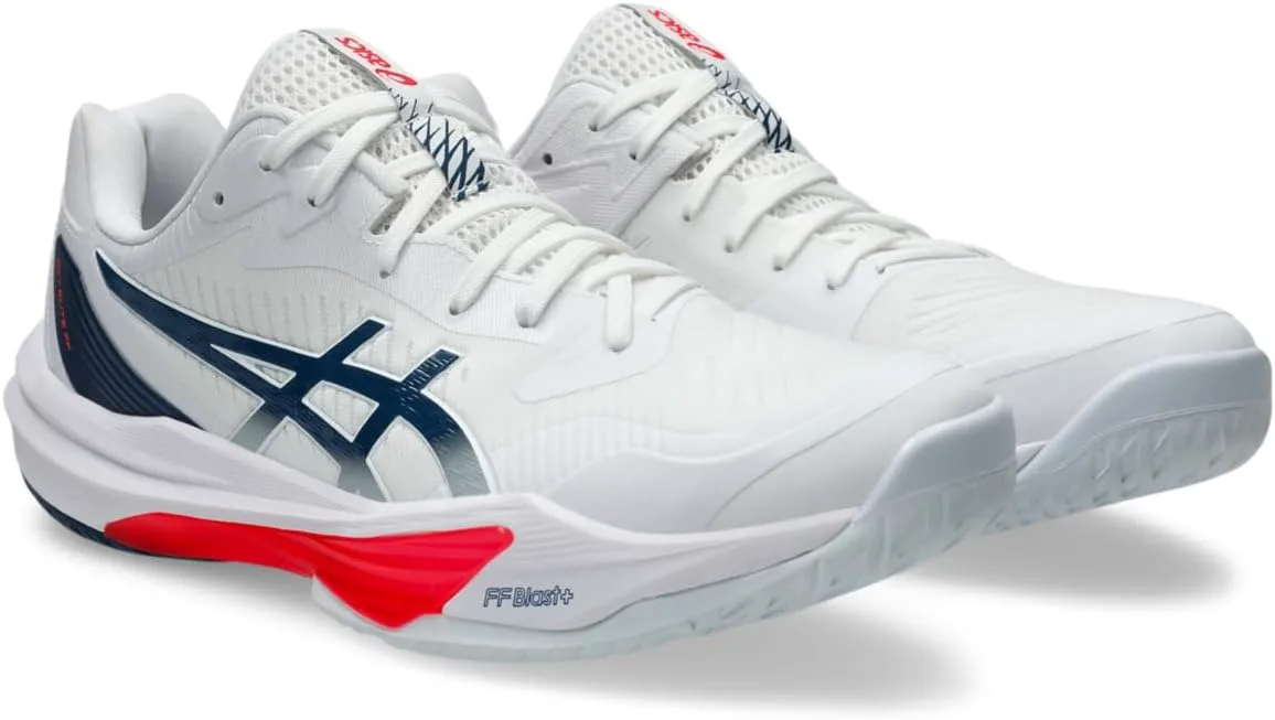 Мужские волейбольные кроссовки Asics Sky Elite FlyteFoam 3, белый/синий — фото 3