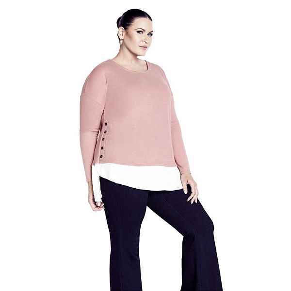 

Женский топ Dakota Duet plus size Avenue, Rose