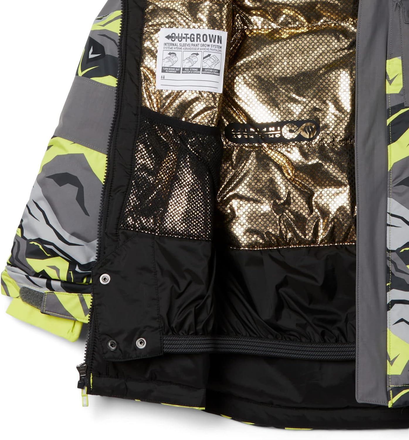 Куртка Columbia Youth Boys Mighty Mogul II, Radiation Tectonic/City Grey — фото 3