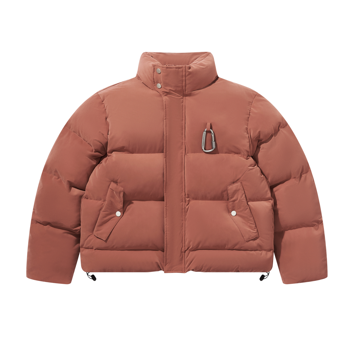 

HARSH AND CRUEL Пуховик Unisex, Red Brown