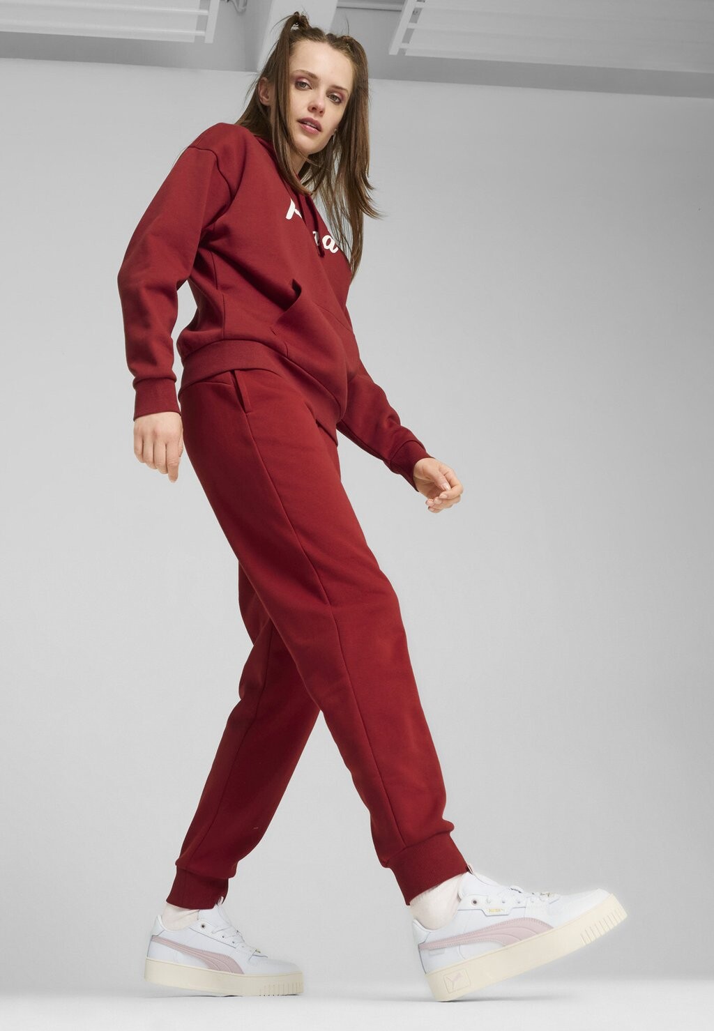 Кроссовки на шнуровке CARINA STREET LUX SNEAKERS Puma, белый — фото 4