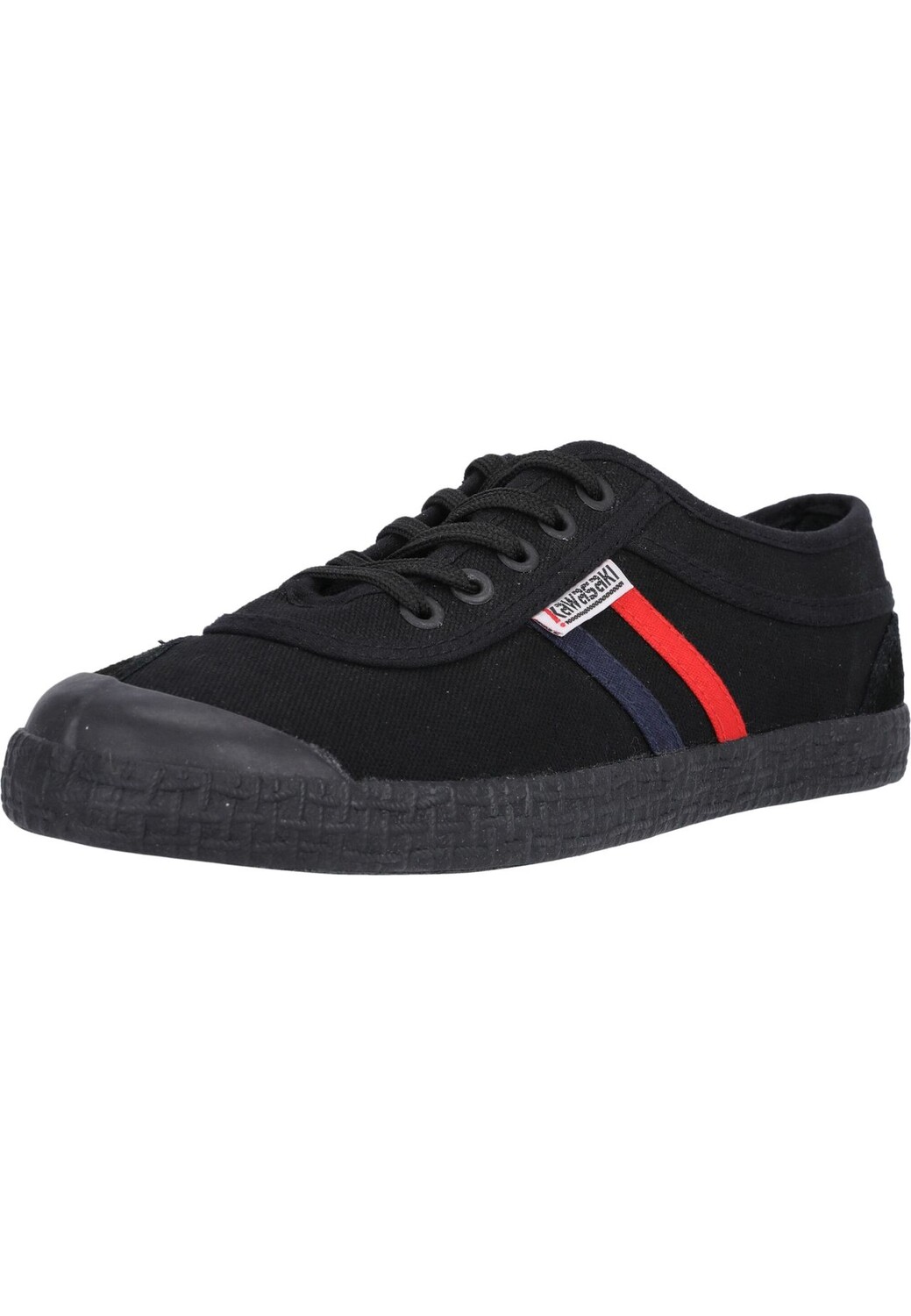 Кроссовки Retro Canvas в великолепном ретро-дизайне kawasaki, цвет Black Solid — фото 3