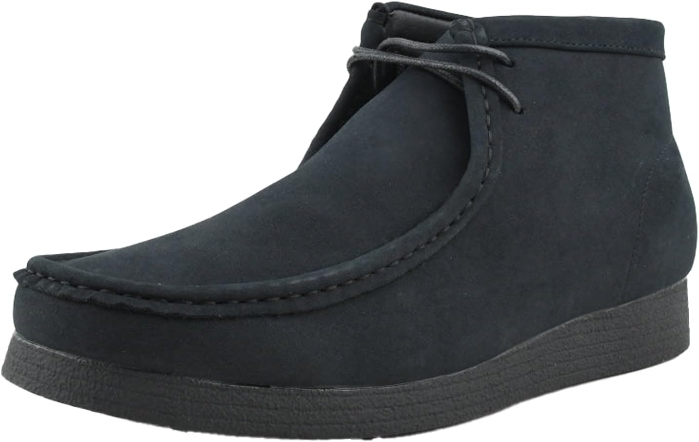 

Мужские повседневные ботинки Amali Chukka, высокие, на шнуровке, замшевые, пустынные ботинки с подошвой из каучука, черный