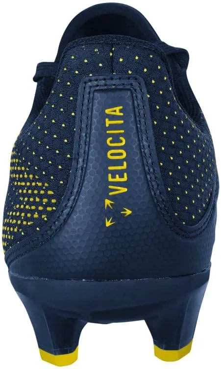 Мужские футбольные бутсы Umbro Velocita Matrix Club FG, темно-синий/желтый — фото 2