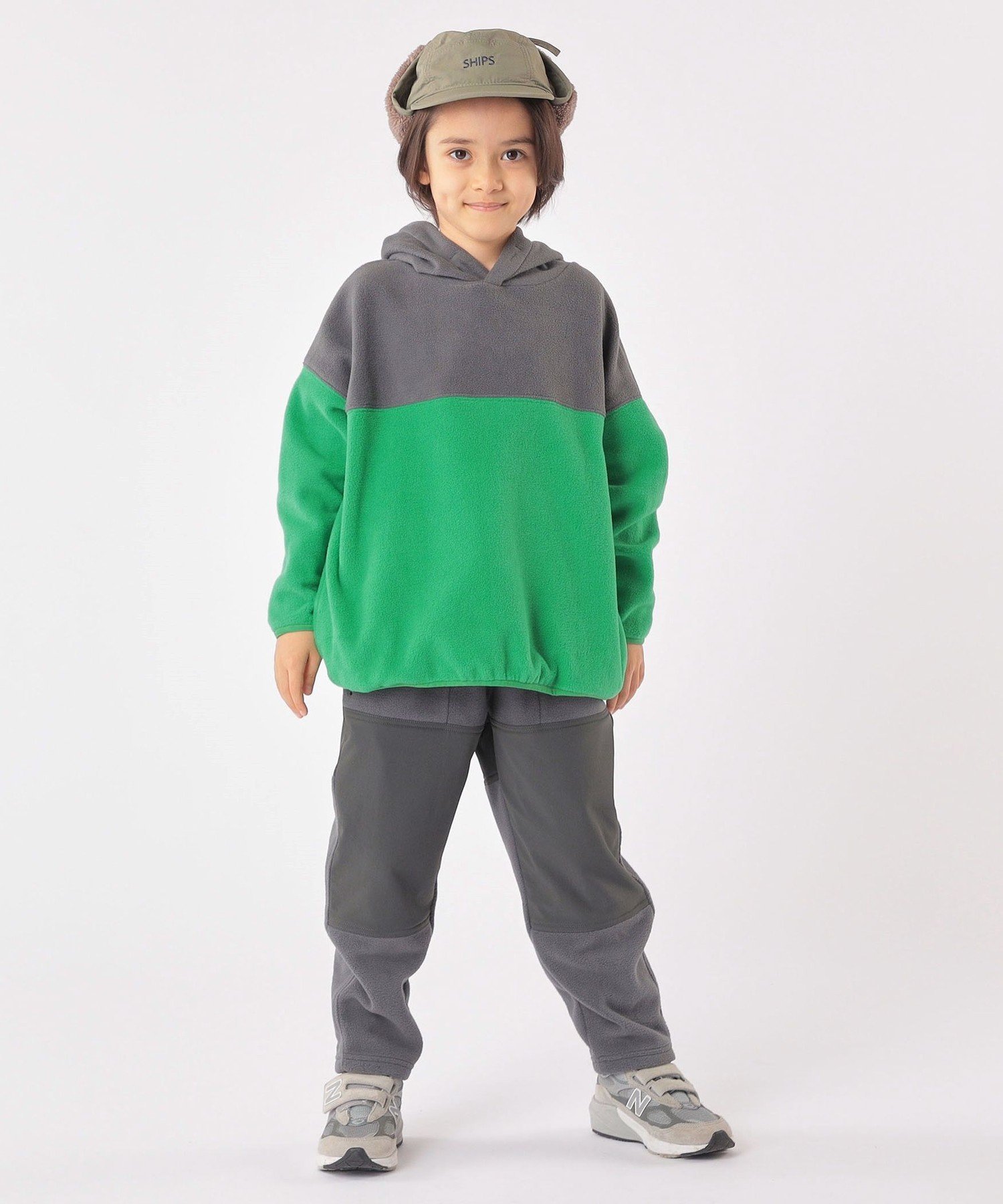 Детские шорты: 100–130 см / Флисовые штаны SHIPS KIDS, Charcoal Gray — фото 3