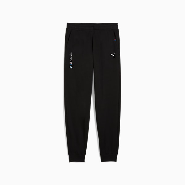 Штаны для автоспорта для больших детей Bmw M Motorsport Essentials Puma, черный — фото 4