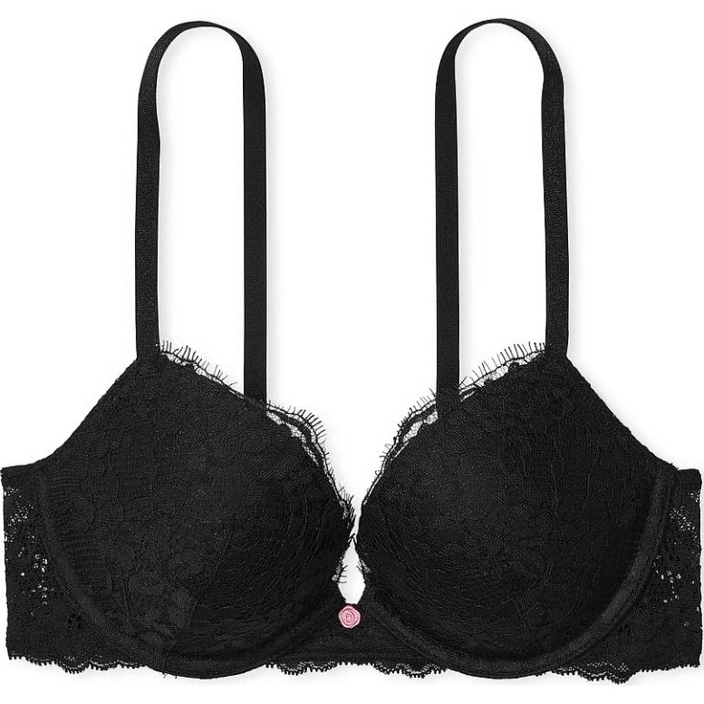 

Коллекция Fantasy Коллекция Dreamy Бюстгальтер Push-Up с кружевом Dream Angels/Чёрный Victoria's Secret Женский Чёрный