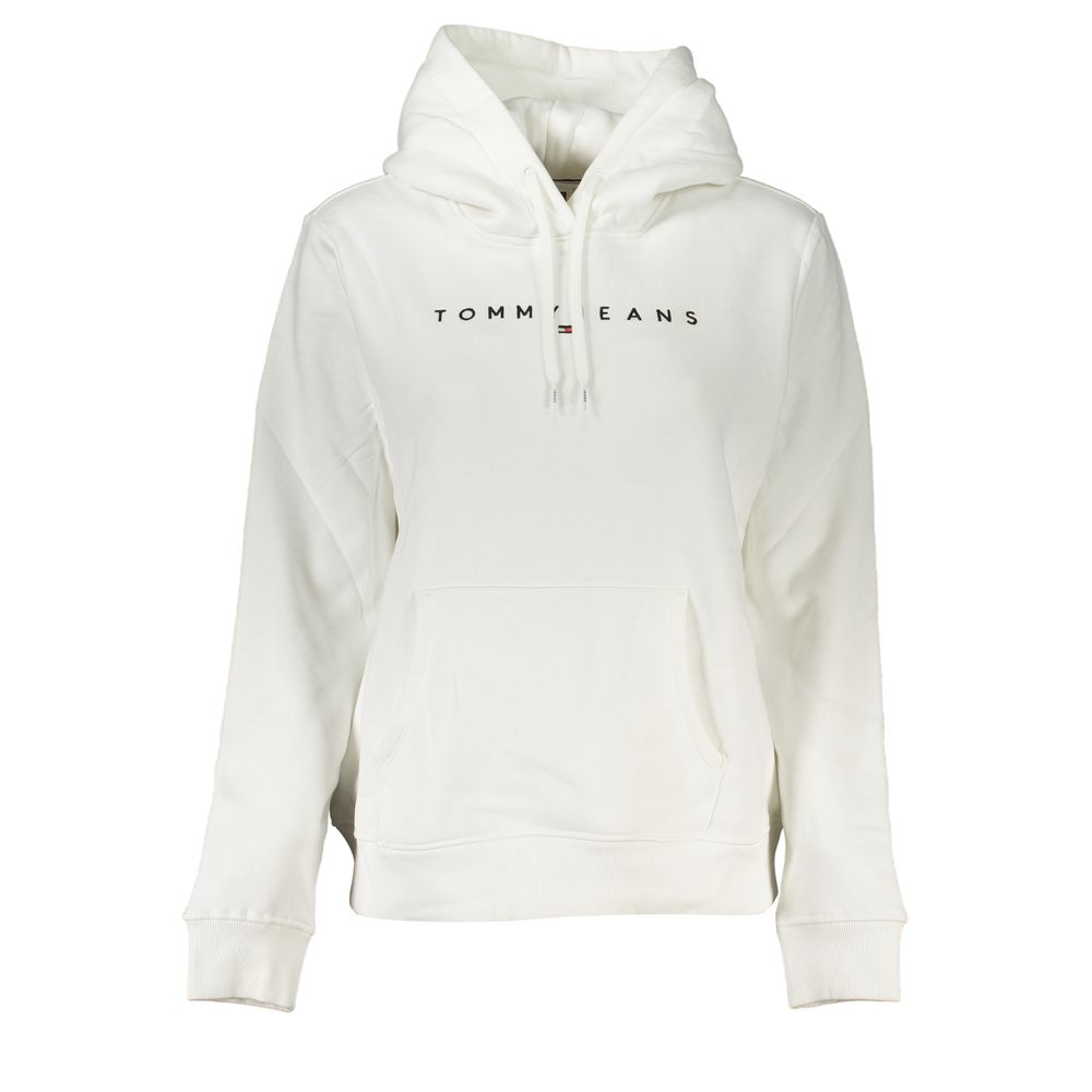 

Белая хлопковая женская толстовка Tommy Hilfiger