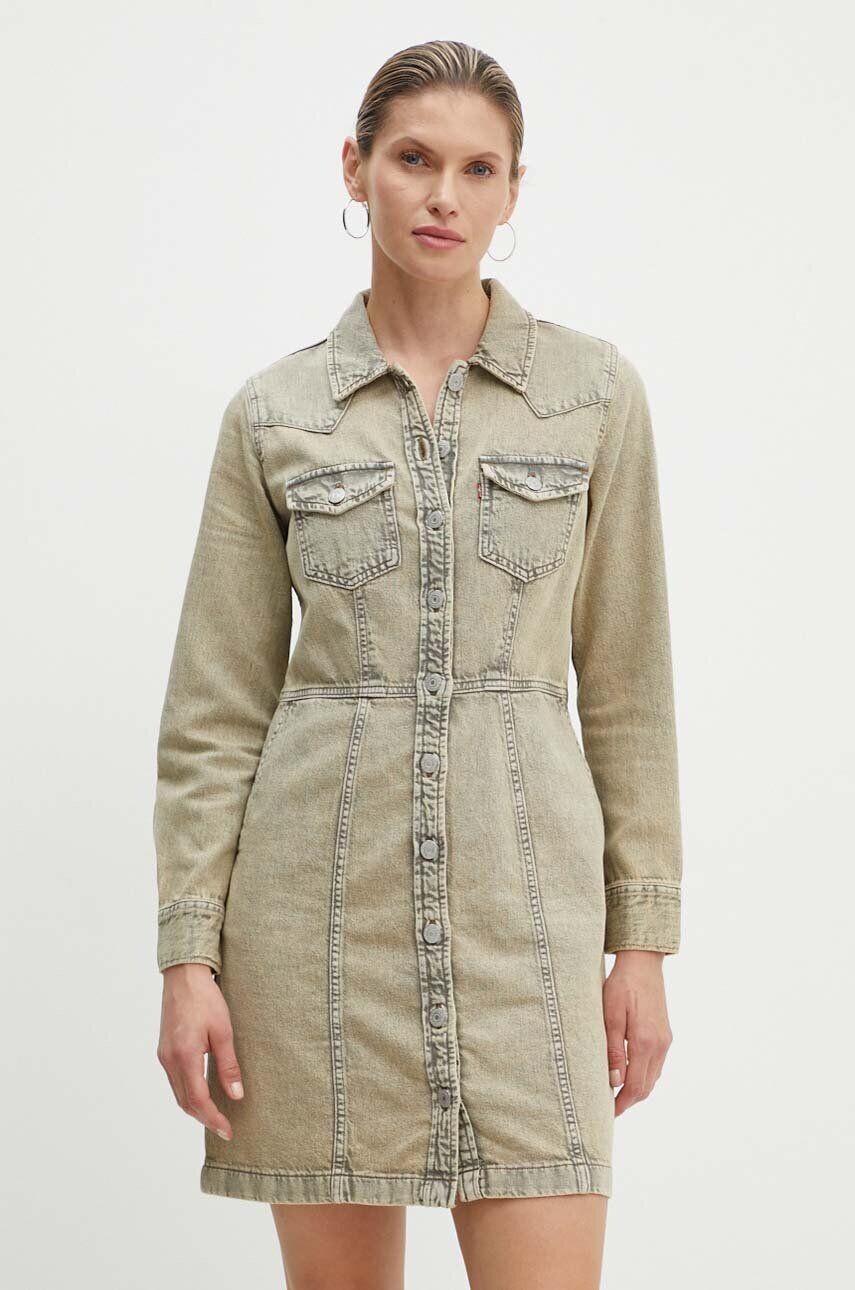 

Джинсовое платье Леви Levi'S, бежевый