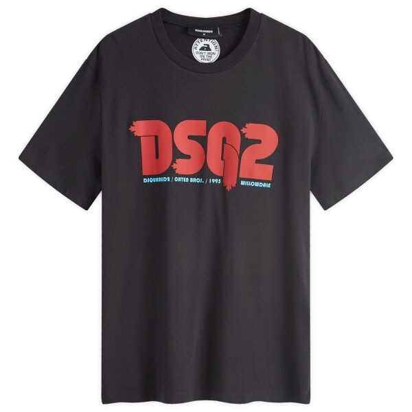 

Футболка братьев Кейтен Dsquared2, черный
