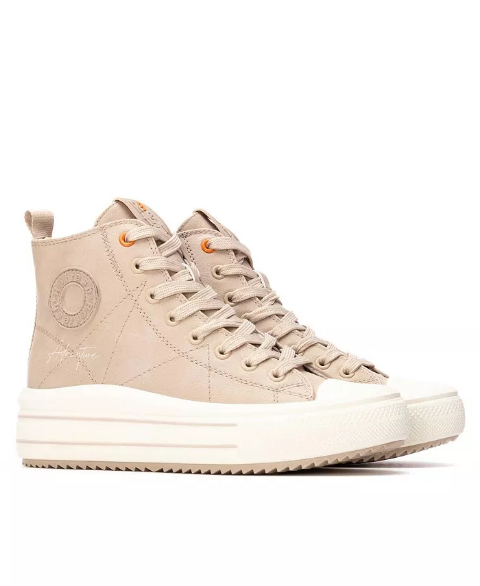 Женские повседневные кроссовки High Top Refresh Collection от XTI Xti, загар/бежевый — фото 4