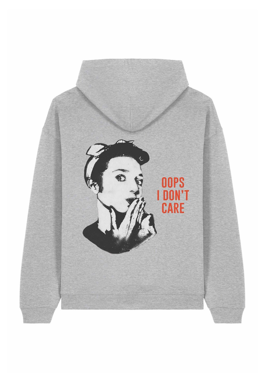 

Толстовка OOPS I DONT CARE UNISEX - Hoodie Mira Paris, серый