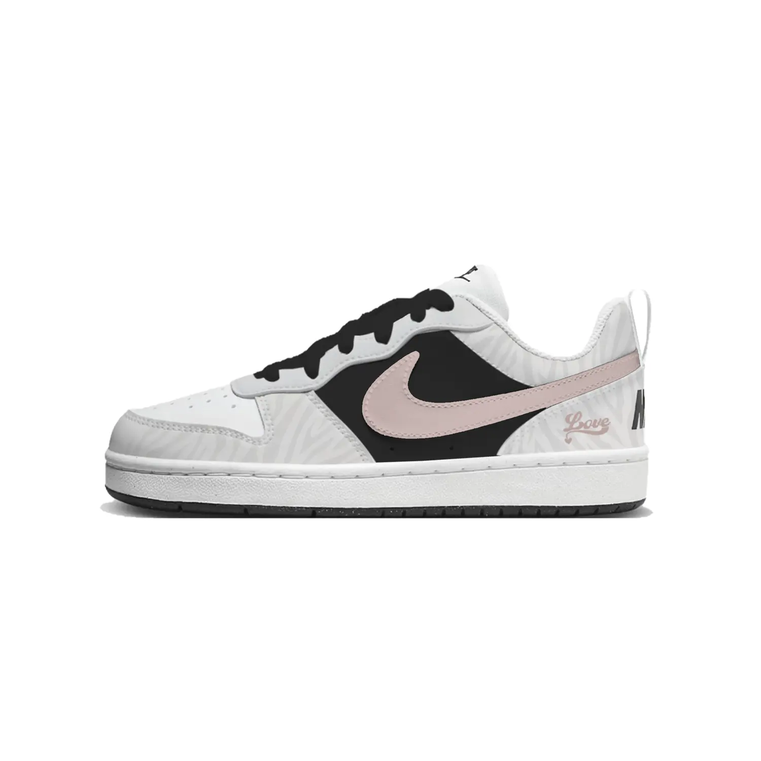 

Nike Скользящие устойчивые к истиранию низкие кроссовки для скейтборда court borough white kids'