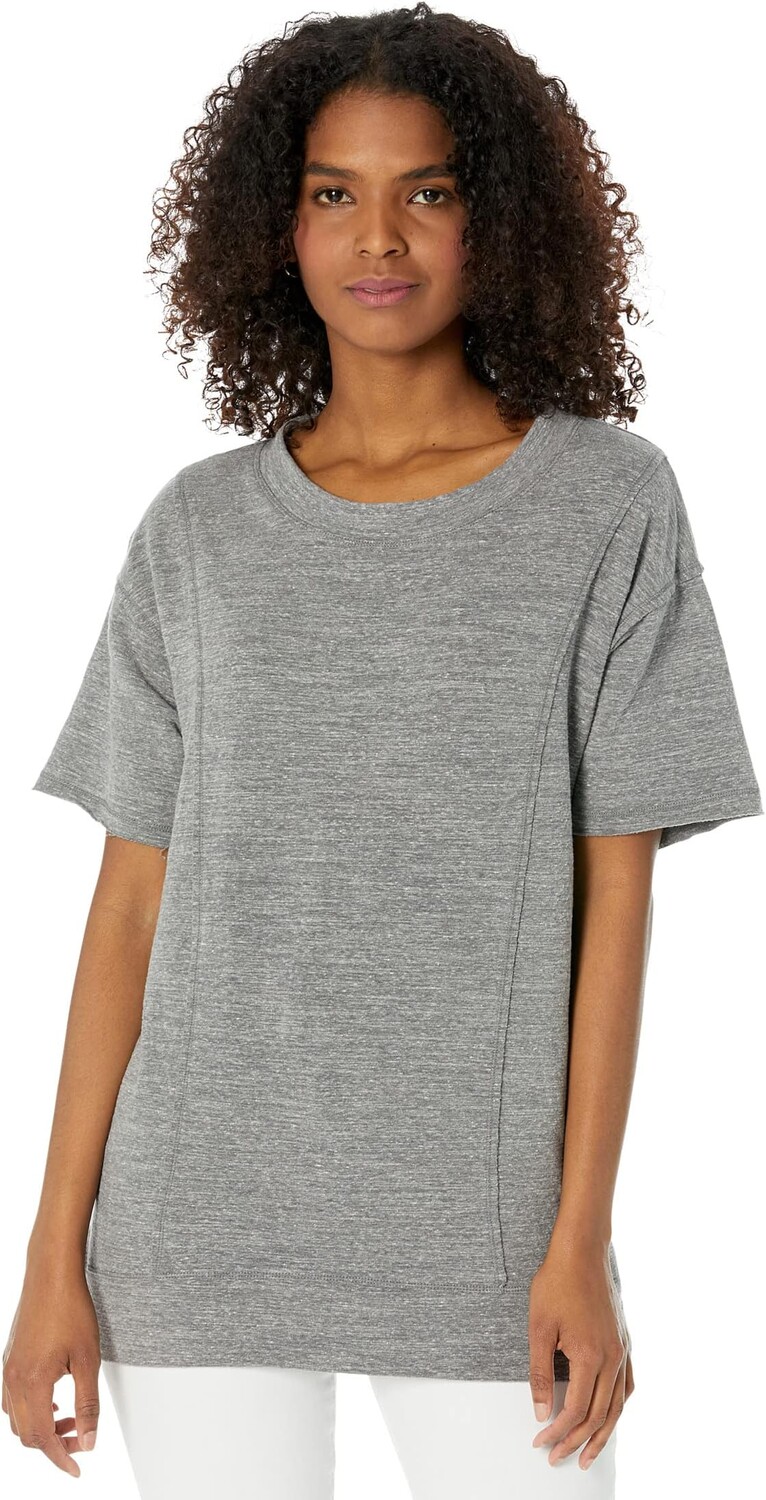 

Пуловер Mod-o-doc Light Texture French Terry 1/2 Sleeve Pullover, серый