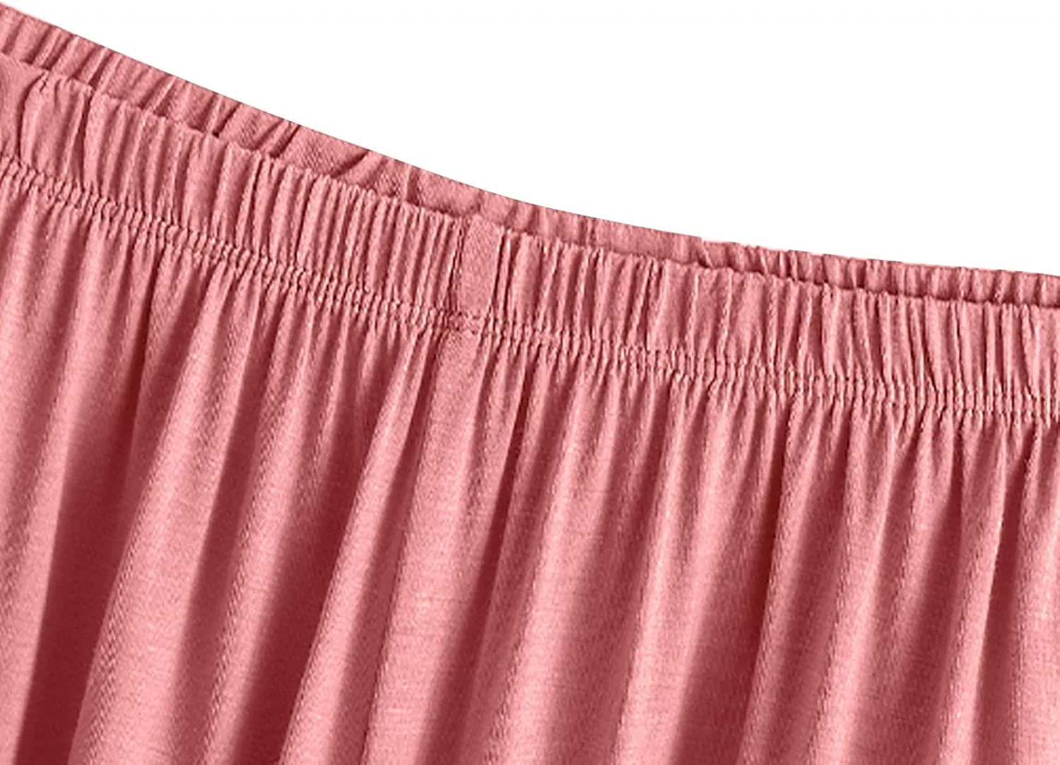 Шорты пижамные женские из модала, мягкие, на эластичном поясе, A02_pink — фото 4