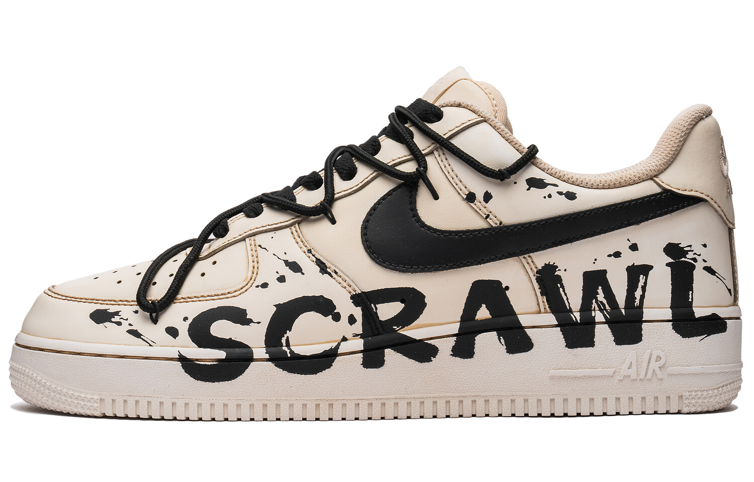 

Кроссовки Nike Air Force 1 Skateboarding Shoes Women's Low-top Black/Brown, цвет Coffee