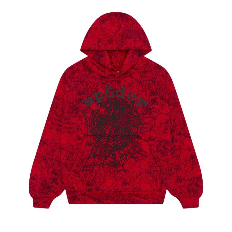 

Худи Sp5der OG Tree Camo Hoodie Red, красный