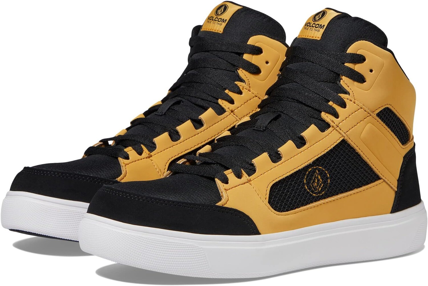 

Кроссовки Evolve High Top SD Comp Toe Volcom, цвет Black/Yellow