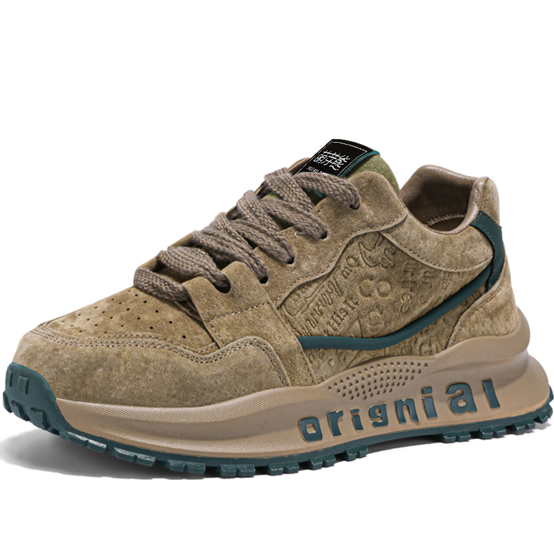 

Budding Bear Антискользящие и износостойкие легкие амортизирующие низкие кеды мужские зеленые, цвет Green