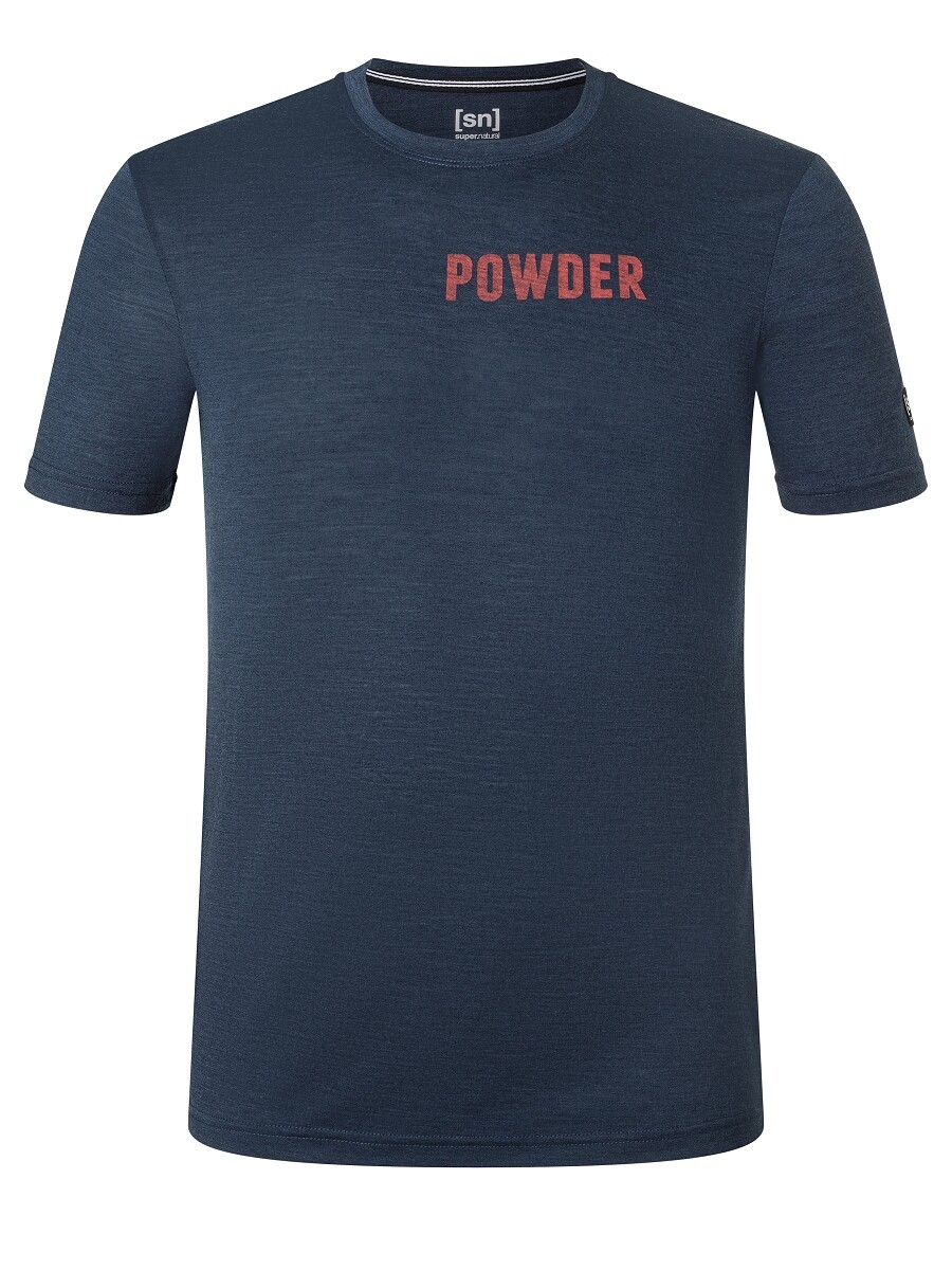 

Рубашка super.natural Merino T Shirt, синий
