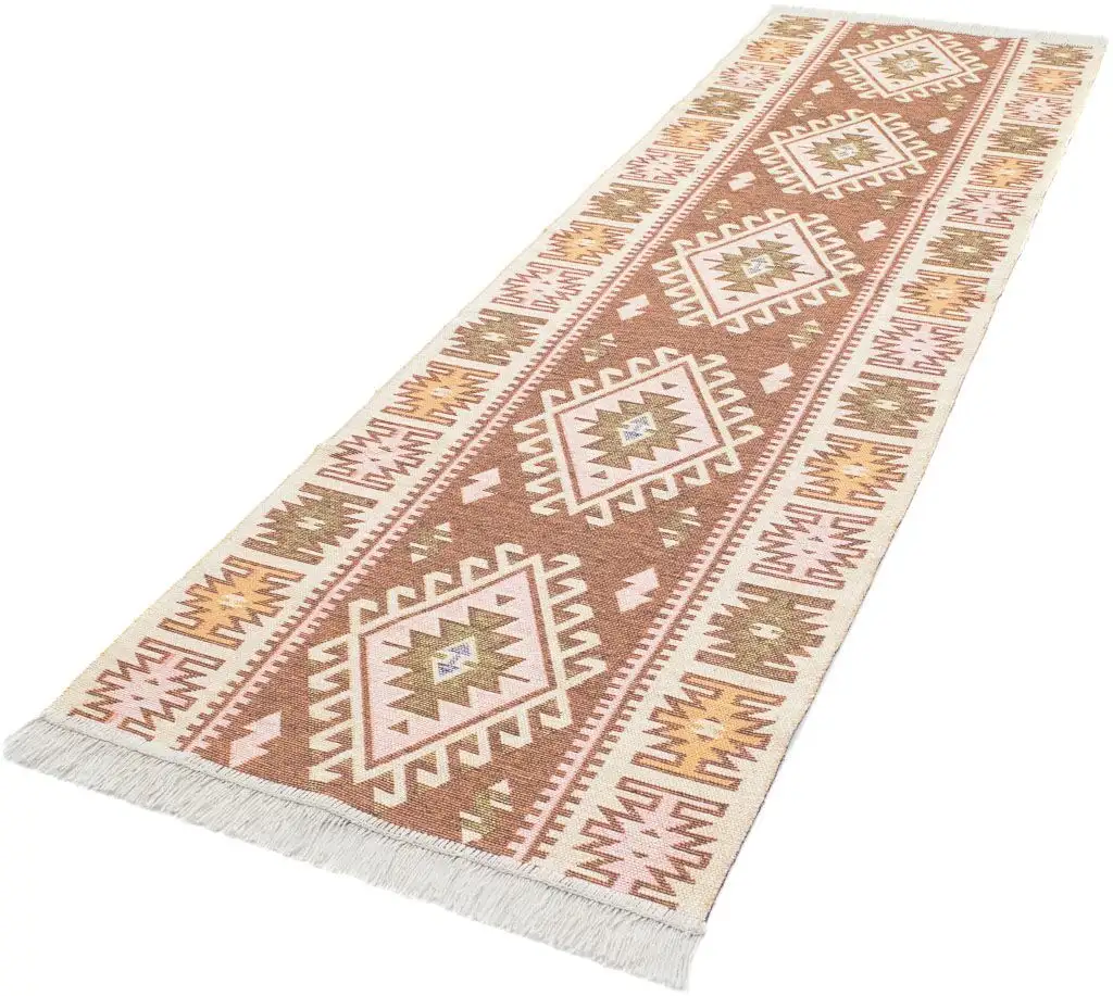

Шерстяной ковер Morgenland "Kilim Carpet Ariz", прямоугольный, чистый хлопок 160х245 см, коричневый