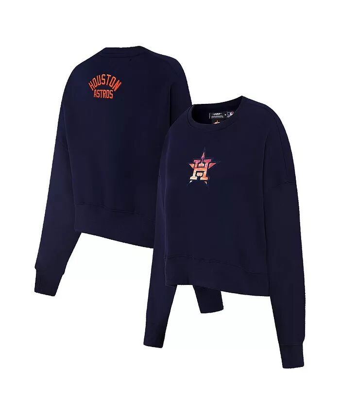 

Женская темно-синяя толстовка-пуловер Houston Astros Painted Sky Pro Standard