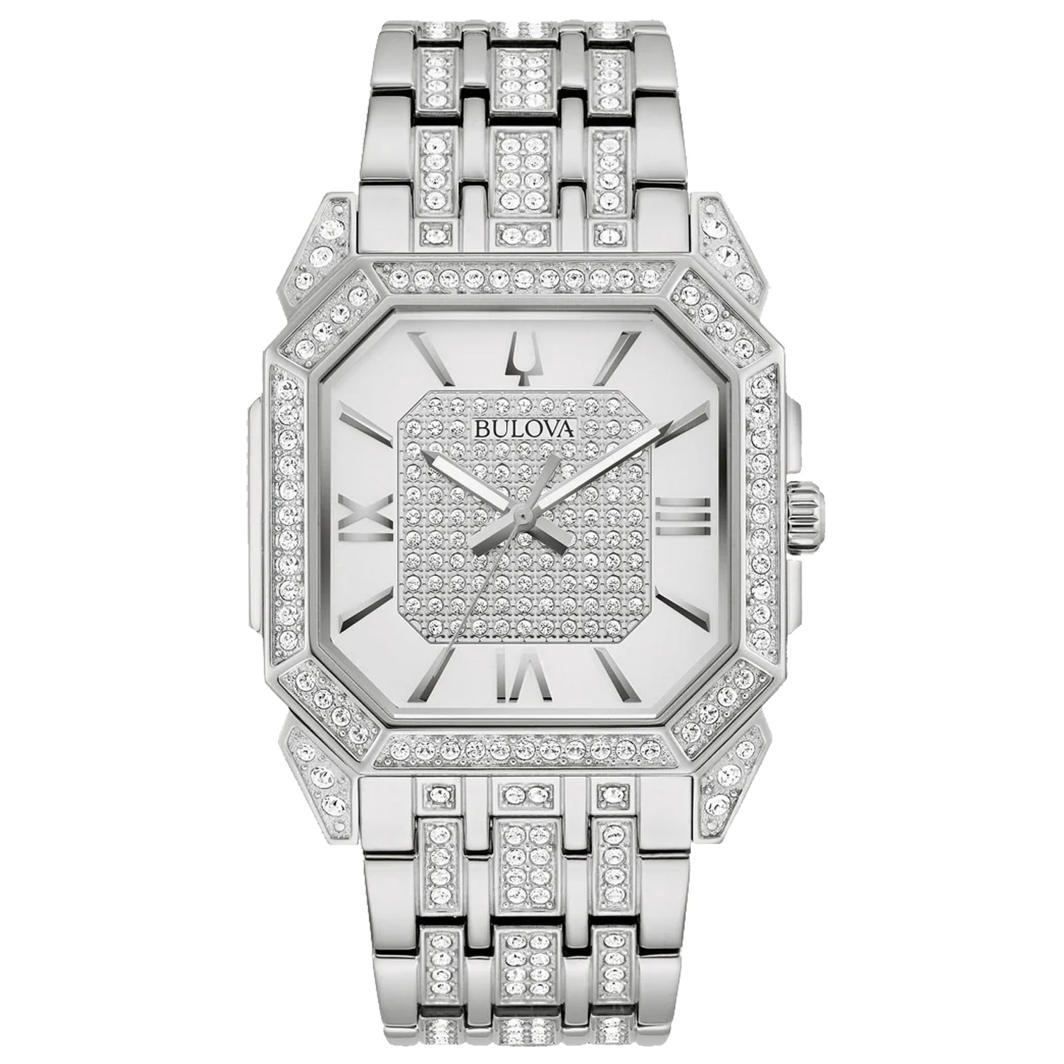 

Мужские часы Bulova Octava с серебряным циферблатом