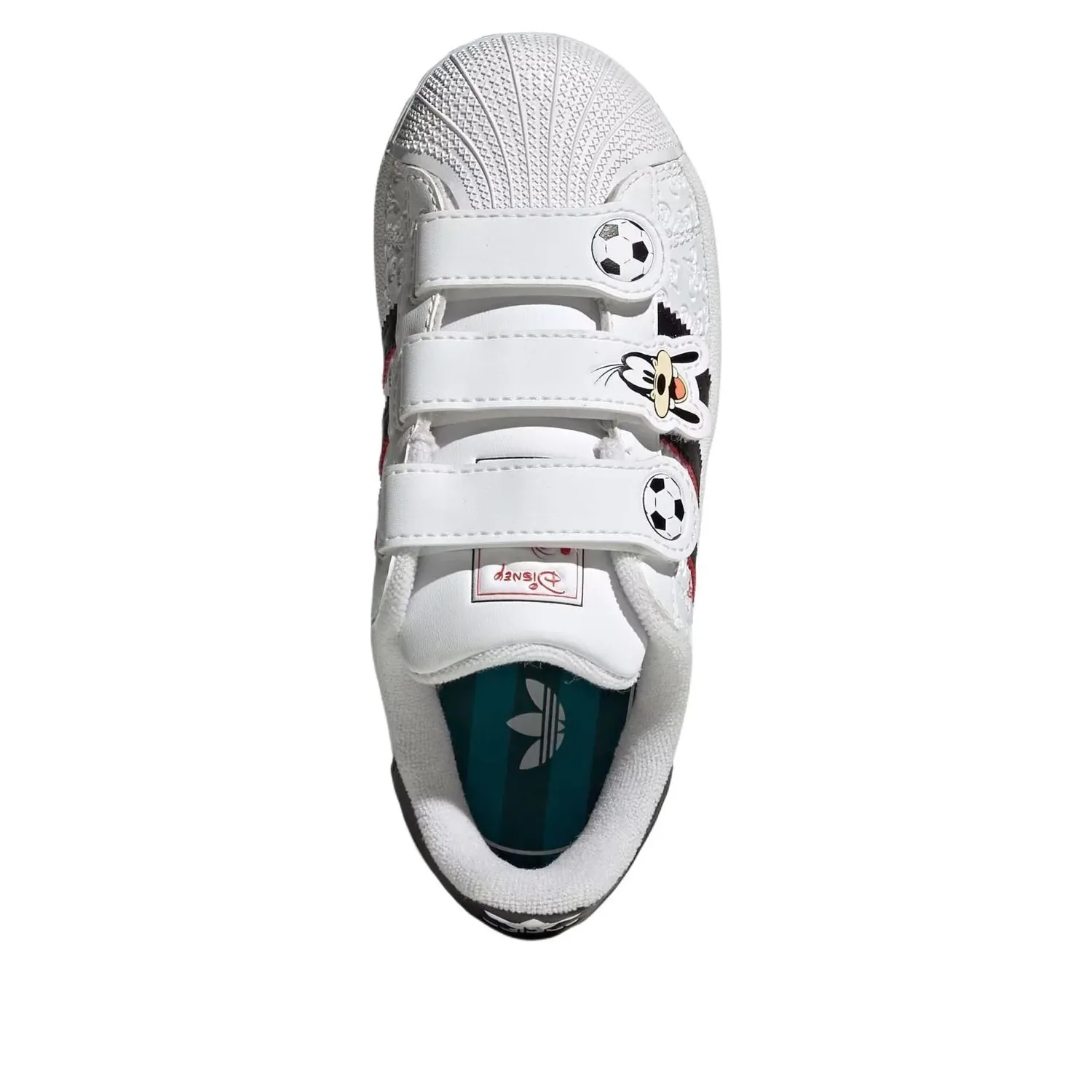 Кроссовки (PS) Adidas x Disney Superstar II Comfort Closure 'White Black Red' — фото 4