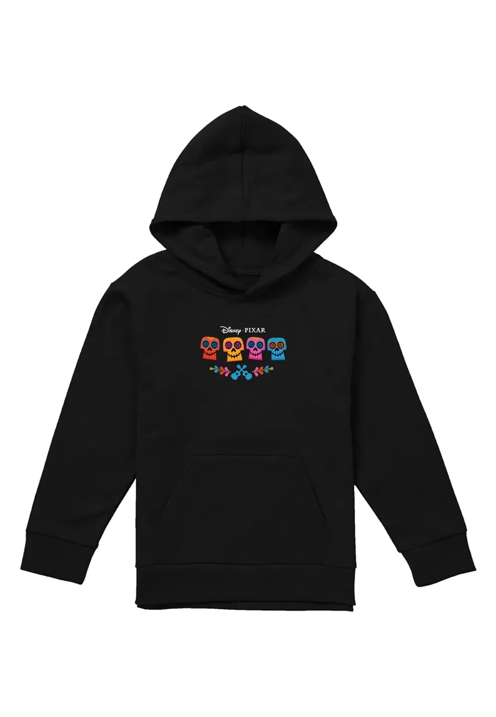 Детская толстовка Disney Coco Full Color Logo, черная, черный — фото 4