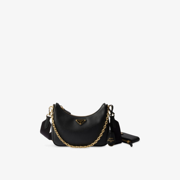 

Сумка через плечо из кожи Re-Edition 2005 Prada, черный