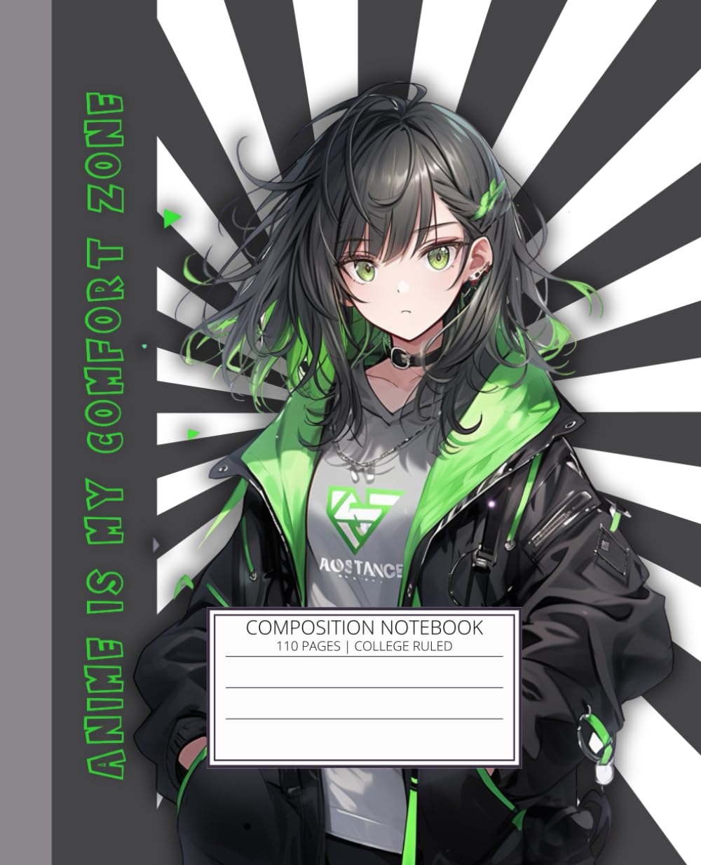 

Composition Notebook: Anime Girl - 110 Pages (55 Sheets), College Ruled | Cute Fashion Anime Girls Journal for School, Notes, or Writing | Perfect for Teens, Students, and Anime Lovers | A3 (Independently published)