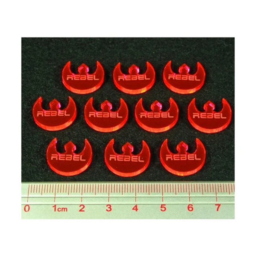 

Жетоны повстанческих фракций — розовые, Star Wars - X-Wing Miniatures Gaming Accessories (Litko Aerosystems)