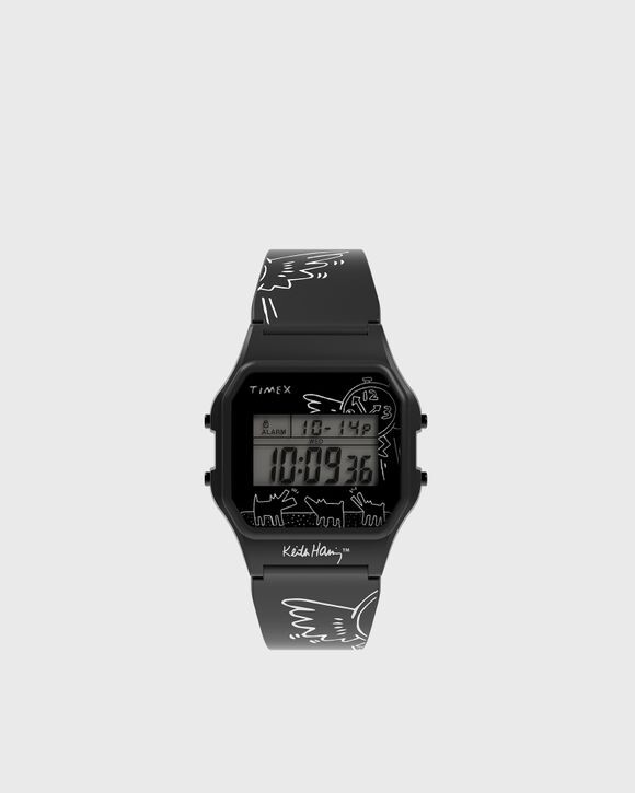 

Часы Timex X Keith Haring Dogs Digital, цвет black case-artwork dial-artwork strap