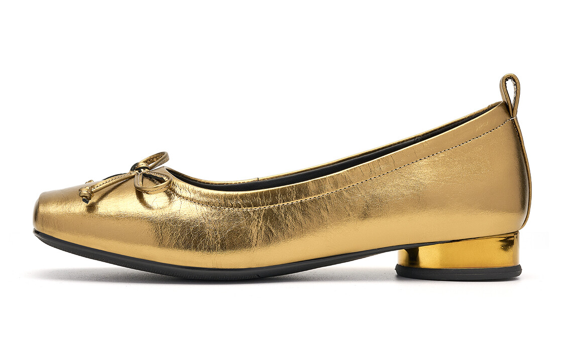 

Туфли женские повседневные Women's Casual Shoes Women's Gold Eblan, золотой