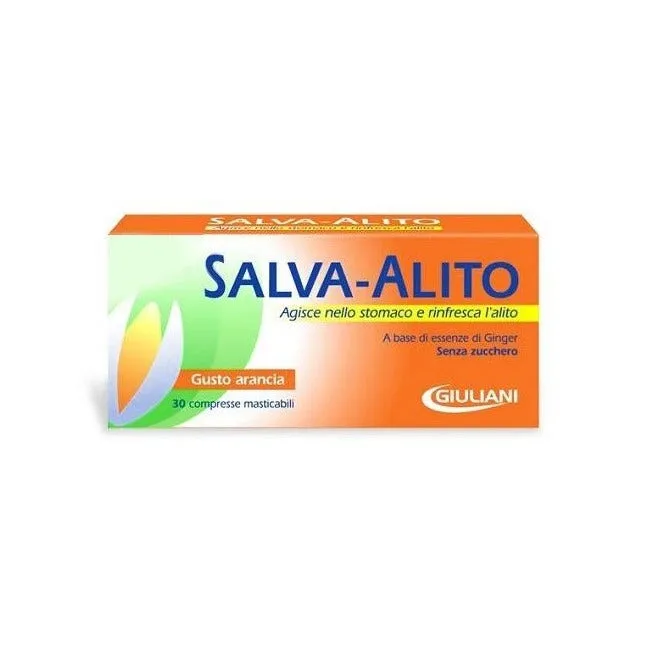 

Breath Saver Giuliani со вкусом апельсина, 30 жевательных таблеток