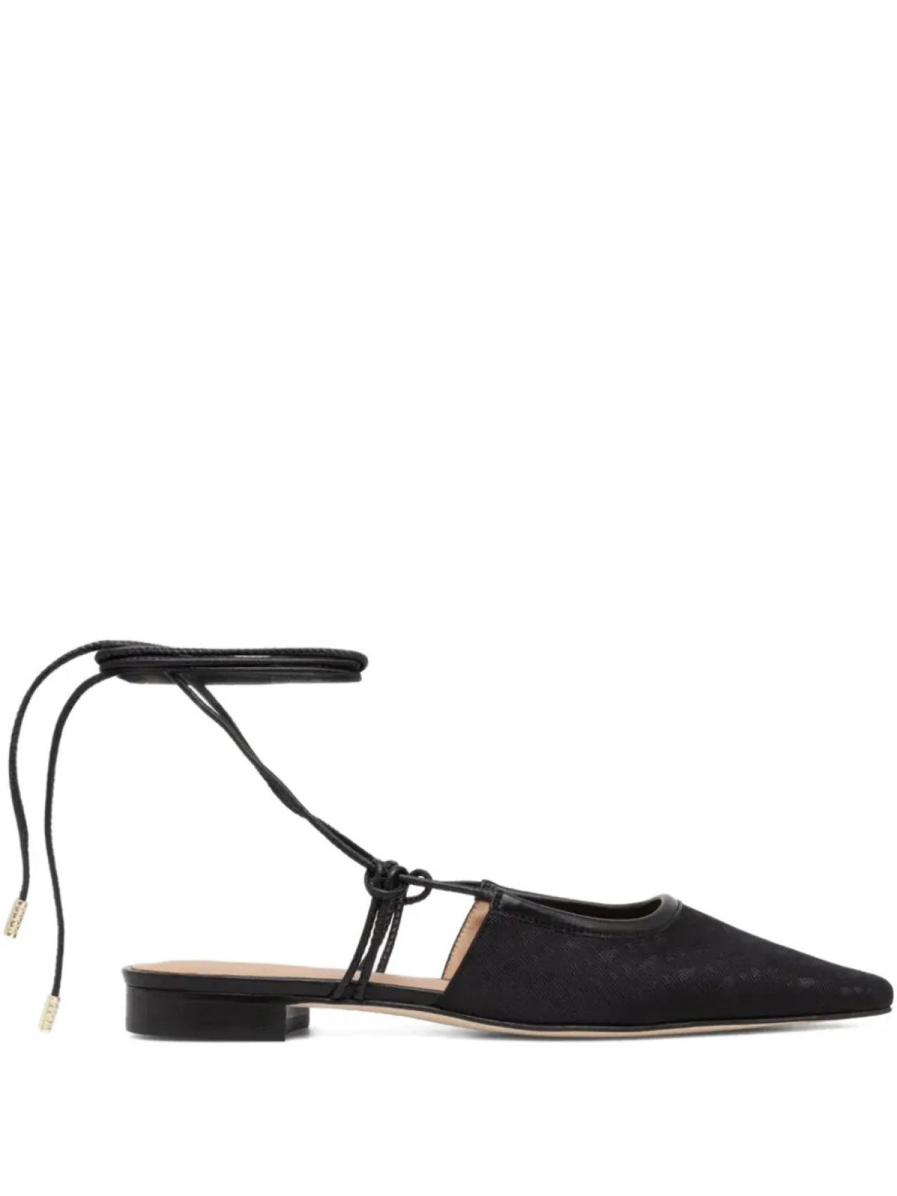 Балетки BOSS Charlize ballerinas, черный
