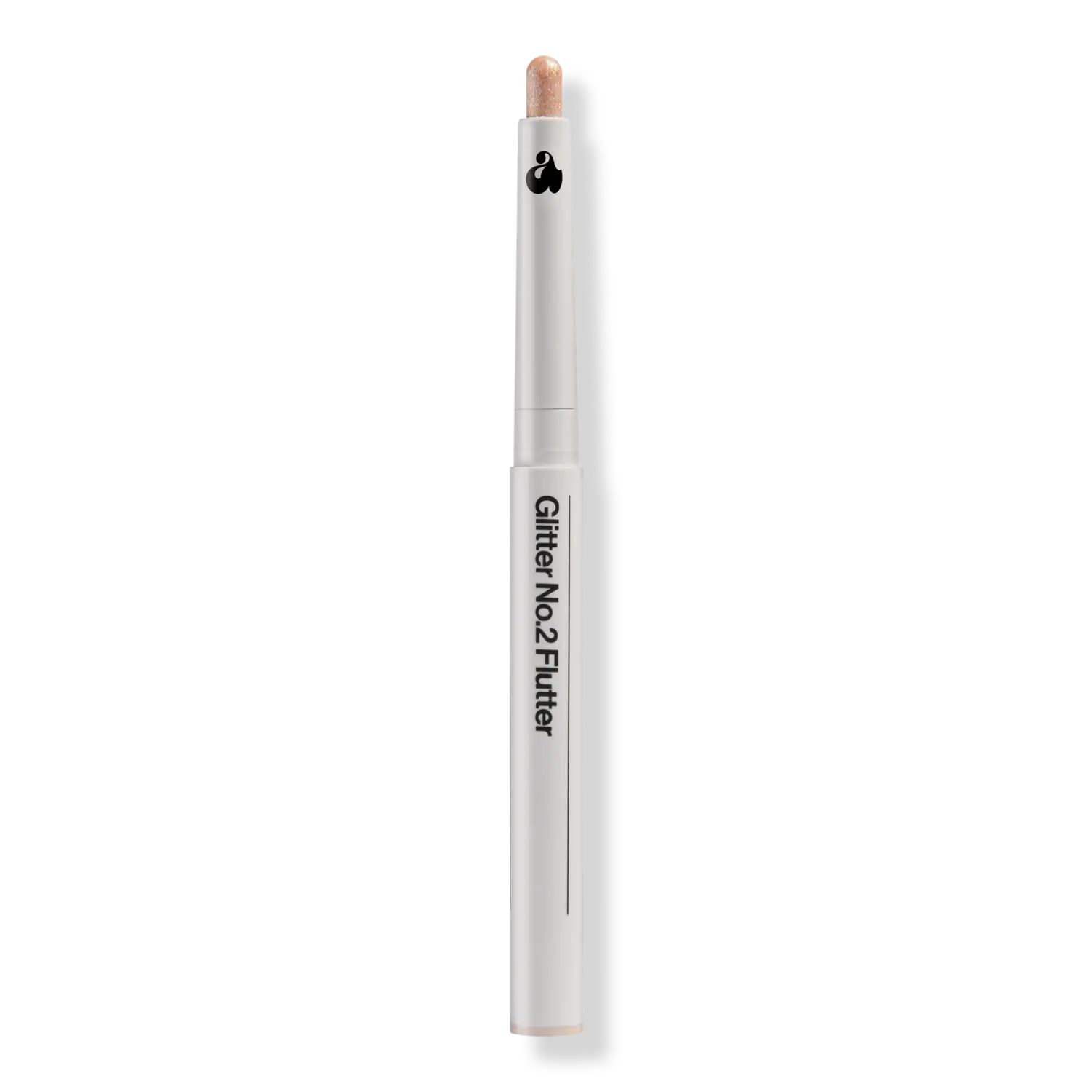 

Тени для век Pretty Easy Glitter Stick Unleashia, No. 2 Flutter (white with gold pearl sparkles)