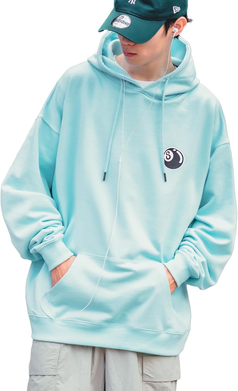 

Худи Improbe 70174 для мужчин, Sidewaystance S, с флисовой подкладкой Improves, синий