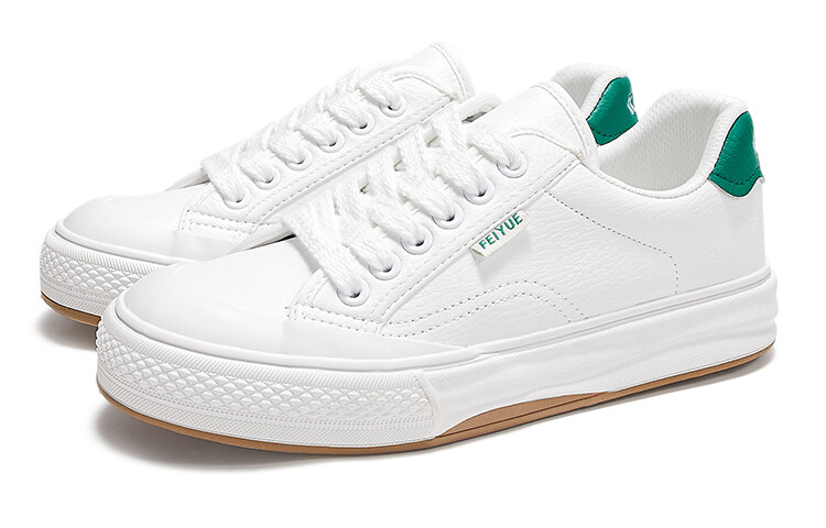 Кеды, скейтборд обувь женская низкая зеленый Feiyue — фото 3