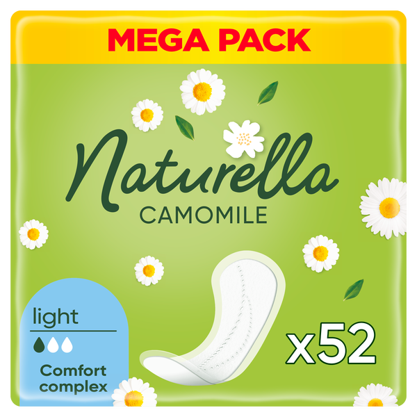 

Ароматизированные гигиенические прокладки, 52 шт./1 упаковка. Naturella Camomile light