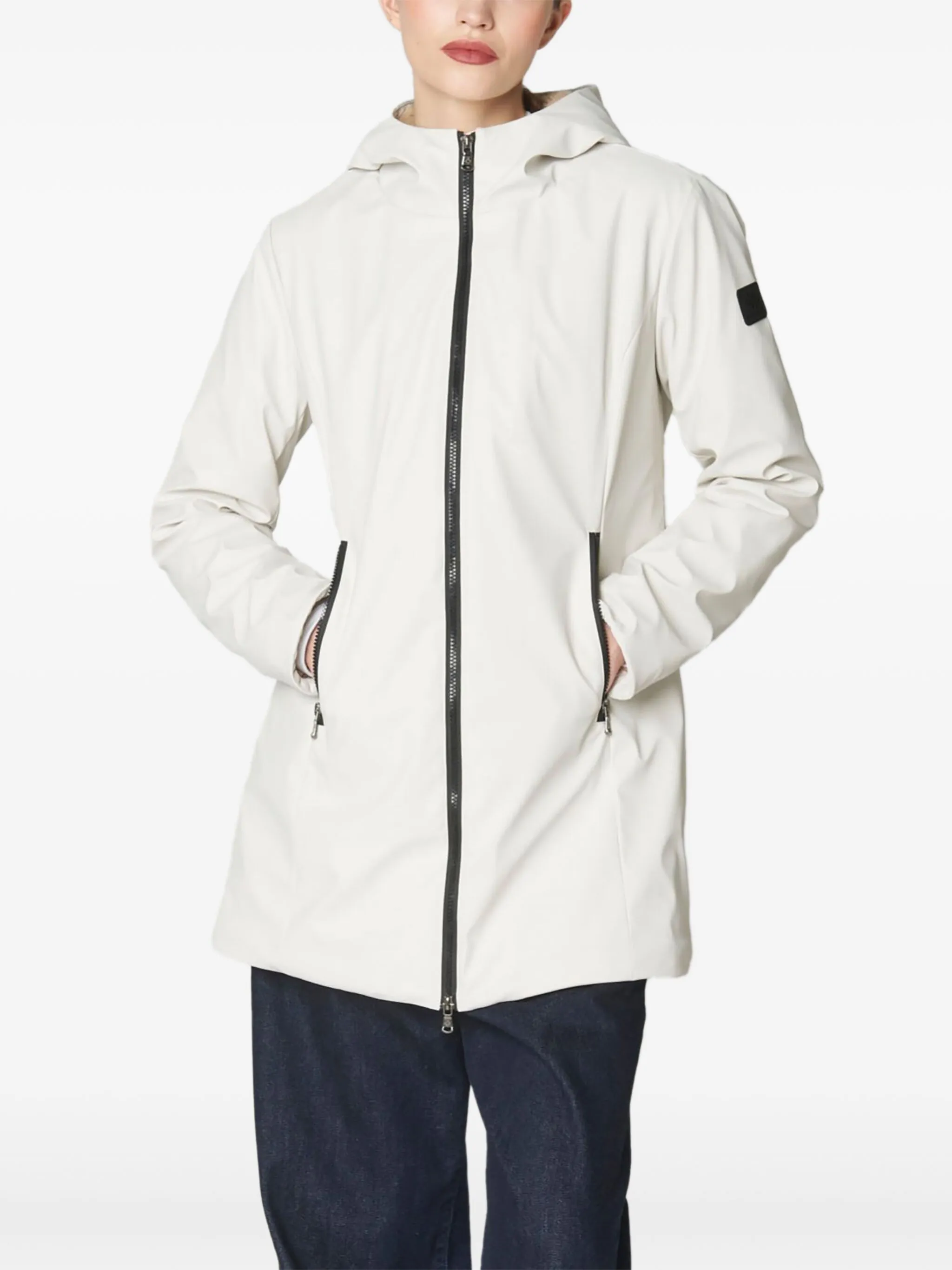 

Пальто на молнии с капюшоном Canadian, белый