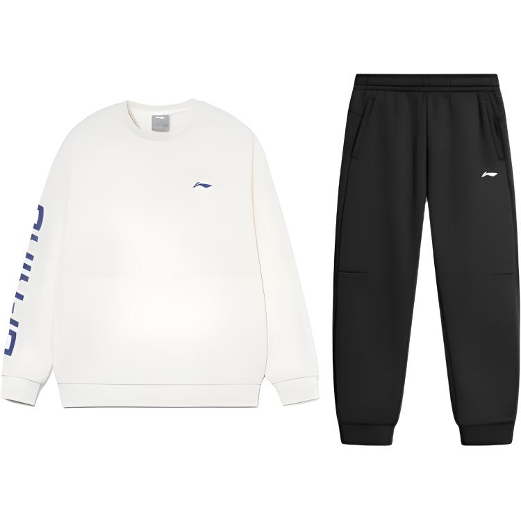 

LINING Повседневная спортивная одежда унисекс Ivory/Blue+Black