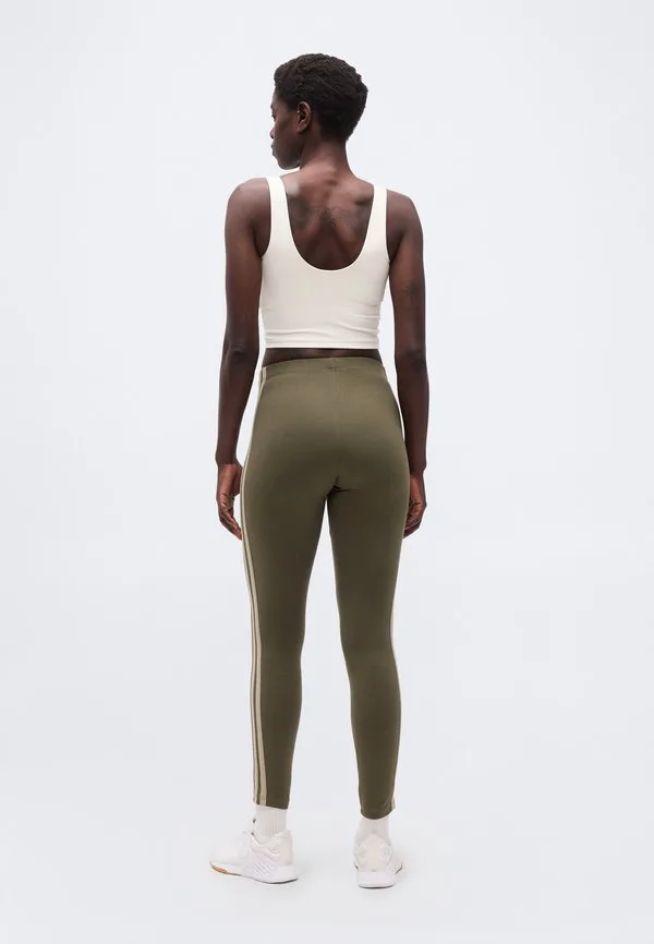 Леггинсы Adidas Sportswear, Olive Strata/Beige — фото 3
