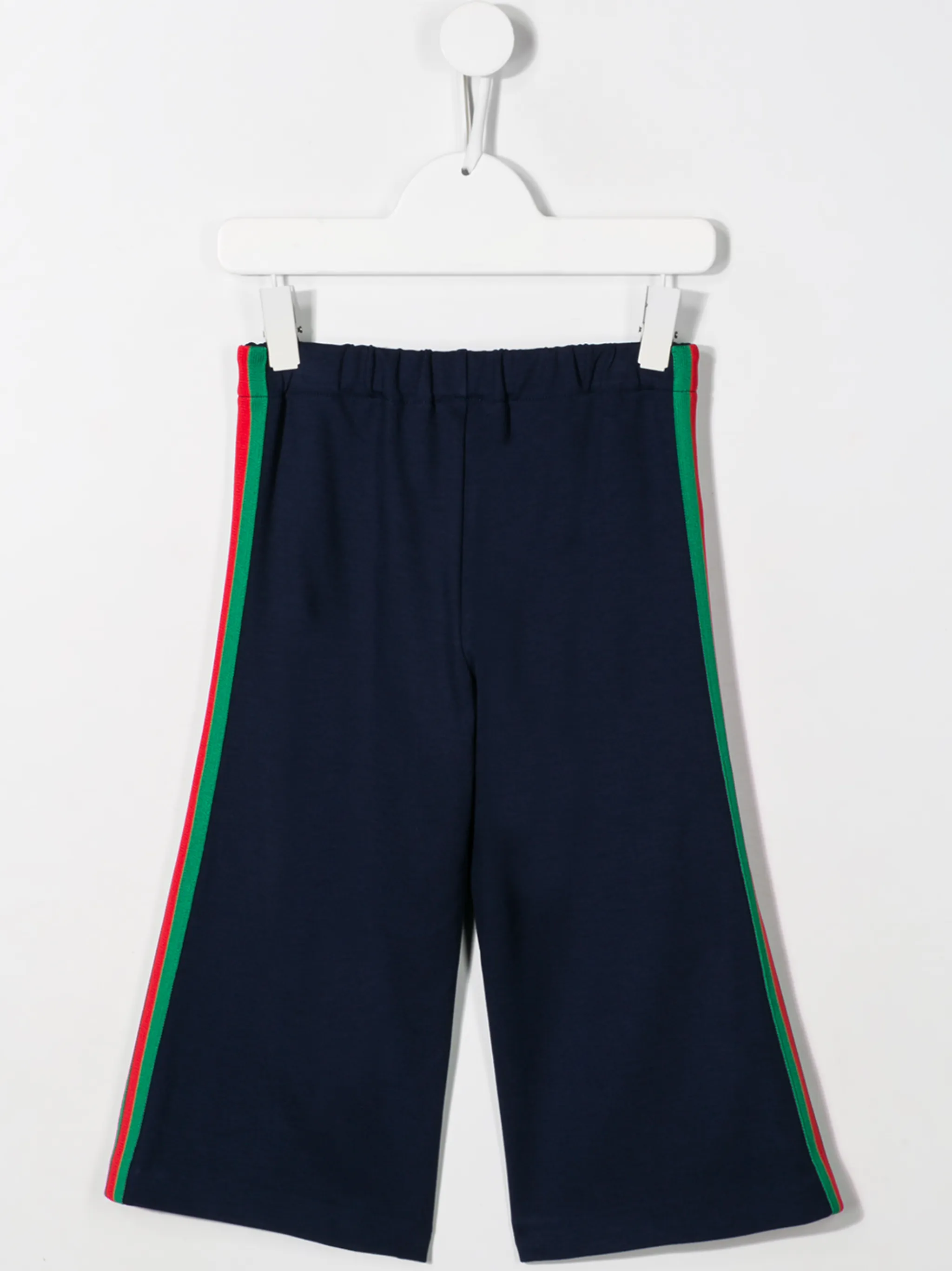 Брюки с эластичным поясом Gucci Kids, синий — фото 2